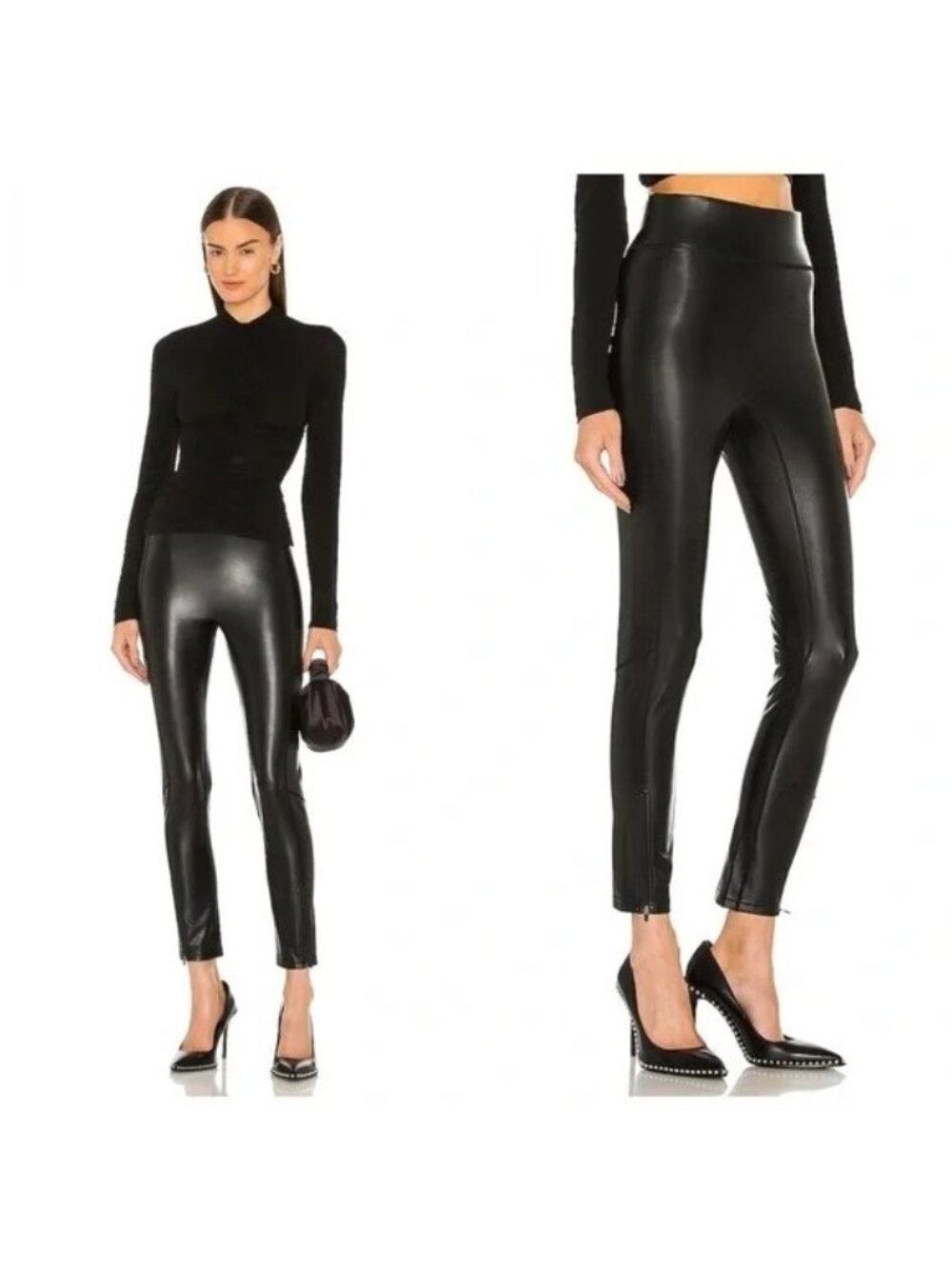A.L.C. Emilie Faux Leather Leggings Women size 2